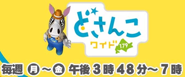 どさんこワイド179で紹介されます