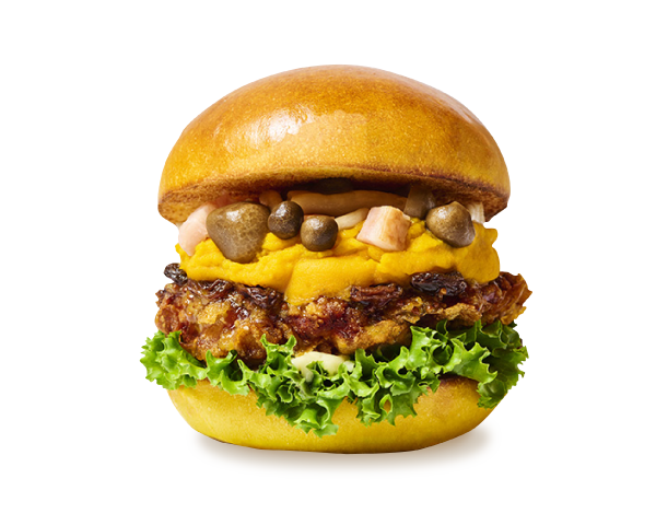 夏のレモンチキンバーガー