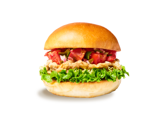 サルサチキンバーガー